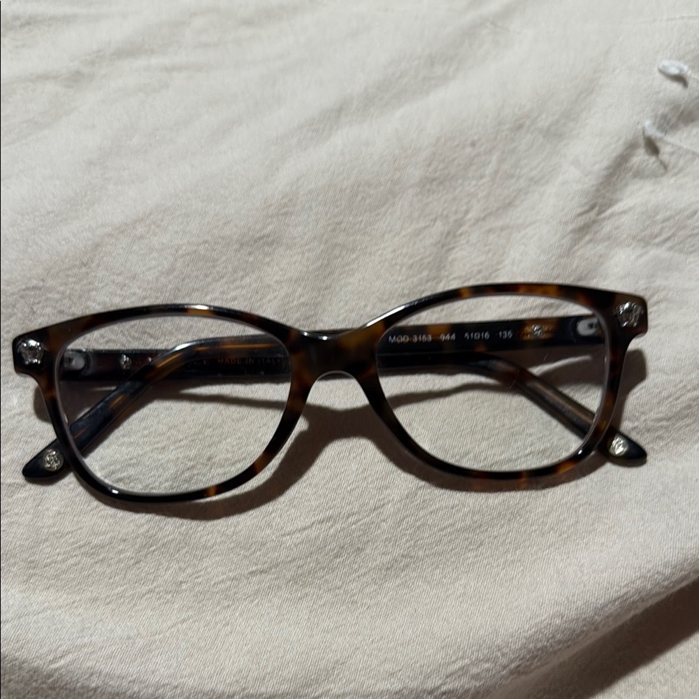 Versace Tortoise Shell Eyeglasses - image 1